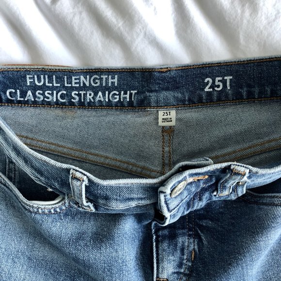 NEW Size 25T JCrew High Rise Full Length '90s Classic Straight Leg Jean - Picture 4 of 7
